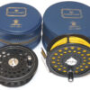 Hardy Ultralite Disc #7 fy reel and spare spool, line and 2 cases