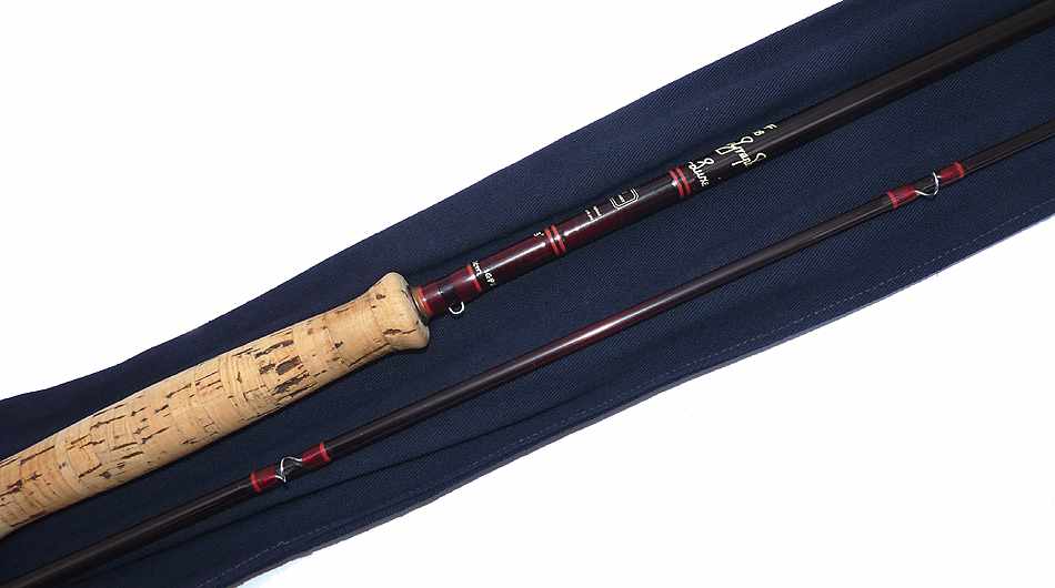 Hardy Graphite Deluxe 9'3" 2 pce trout fly rod #7/8 with bag