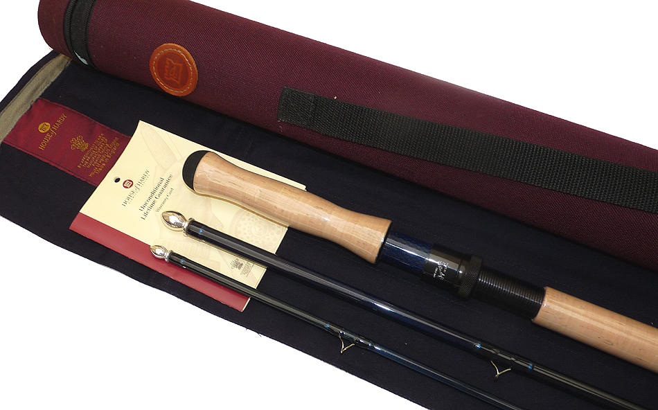 Hardy Elite Salmon Fly 13'4" 3pc carbon rod,#9 new old shop stock with bag and tube - Image 7