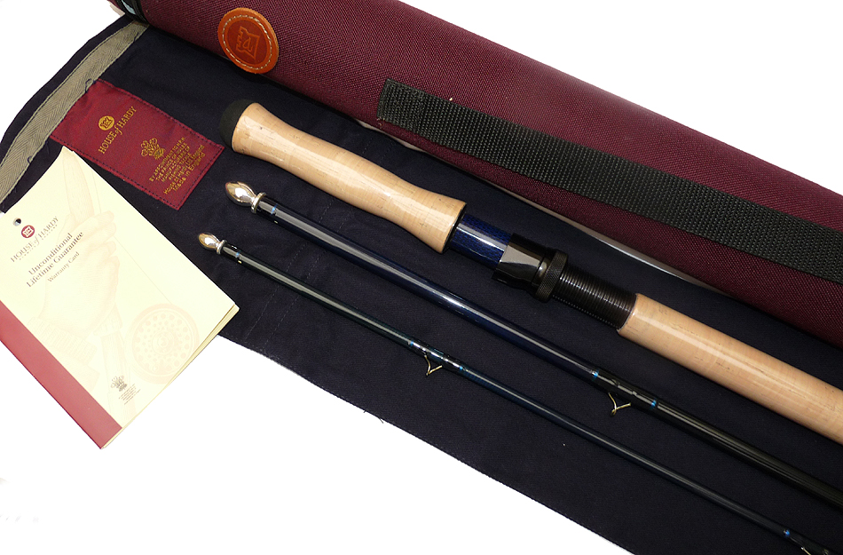 Hardy Elite Salmon Fly 13'4" 3pc carbon rod,#9 new old shop stock with bag and tube