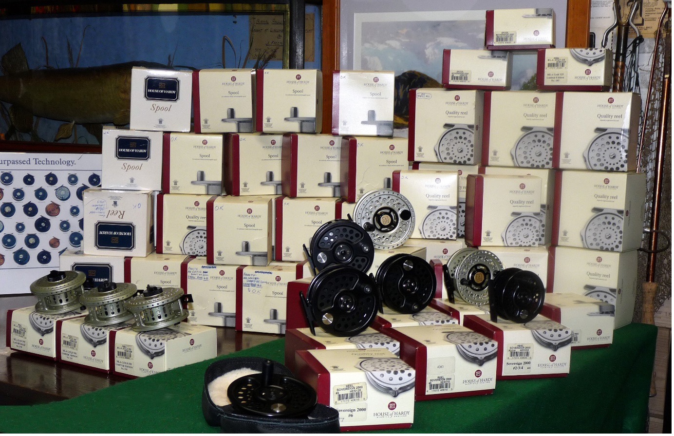 Hardy fishing tackle collection
