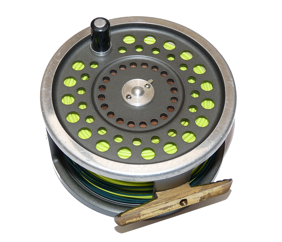 Hardy Marquis Salmon No3 wide drum fly reel, Cortland line + case