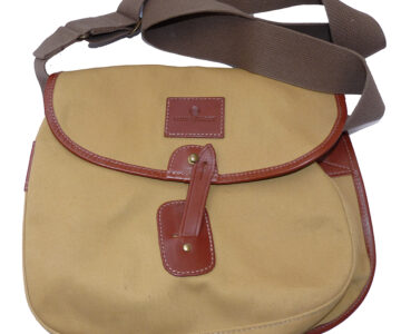 Hardy The Brook traditional canvas leather fishing bag c 1998-2000