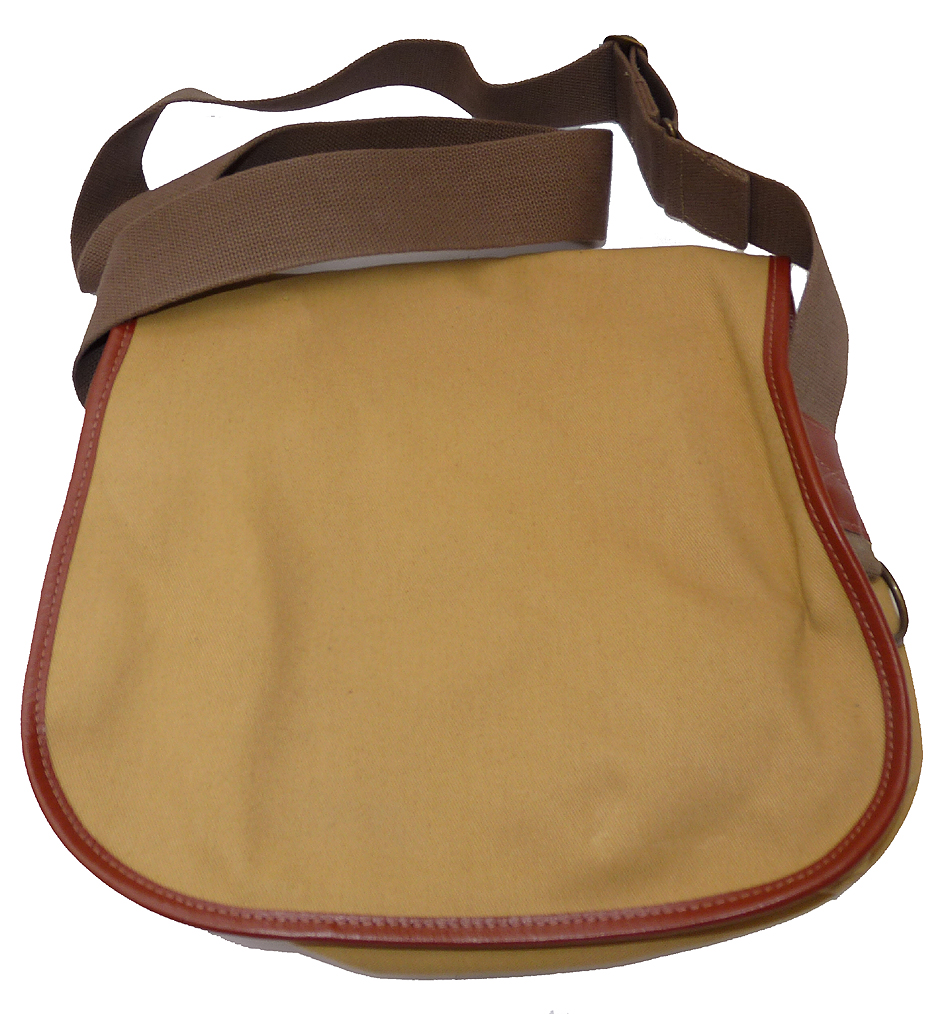 Hardy The Brook traditional canvas leather fishing bag c 1998-2000 - Image 3