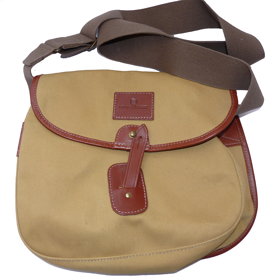 Hardy The Brook traditional canvas leather fishing bag c 1998-2000