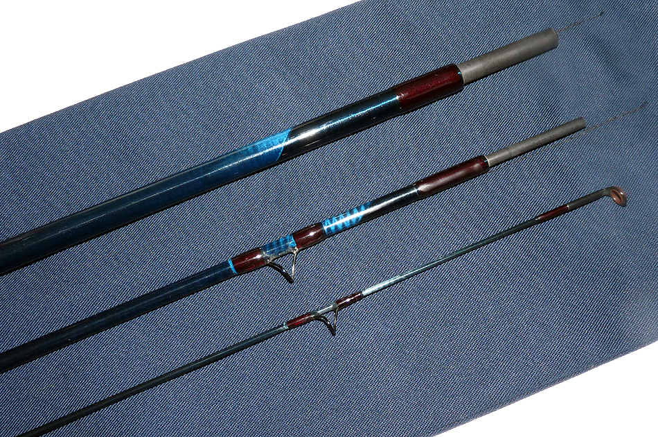 Marcus Warwick The Predator 9' 3 piece carbon fly rod #9 cork extension + bag - Image 5