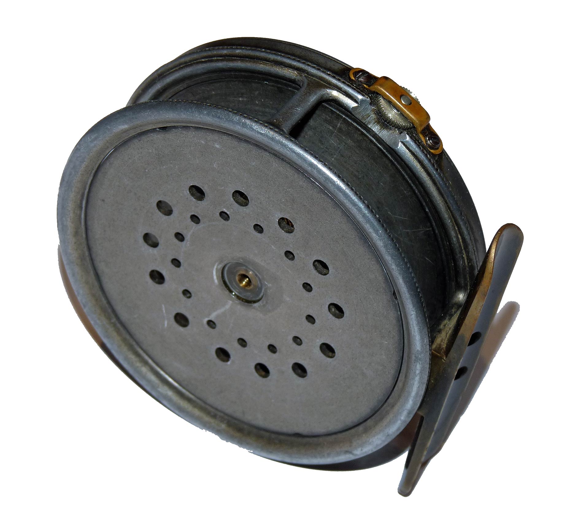 Hardy Perfect 3 3/8" trout fly reel 1912 check - Image 2
