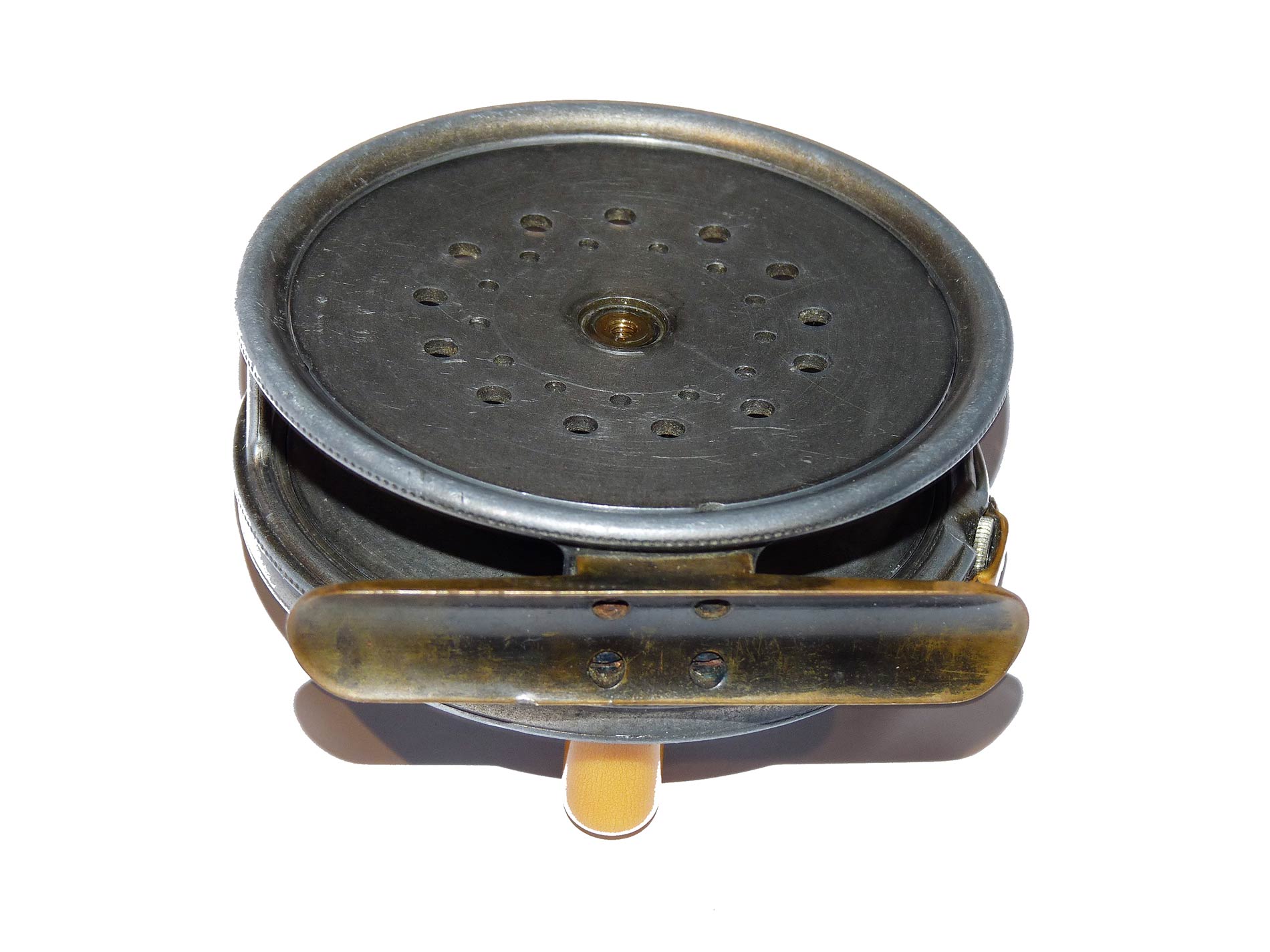 Hardy Perfect 3 3/8" trout fly reel 1912 check - Image 4