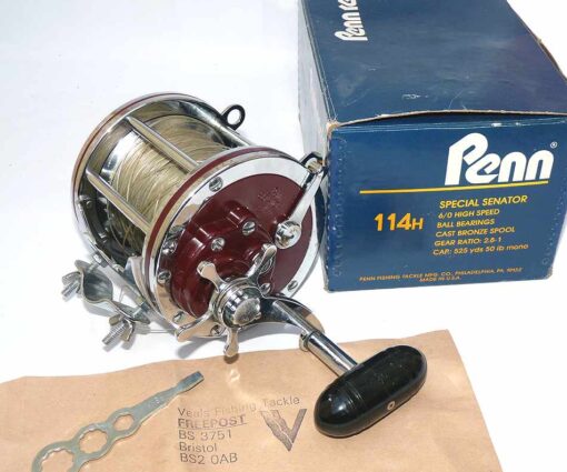 Penn Special Senator 114-H deep sea wrecking reel in box conger cod
