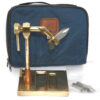 Rare Abel Supreme fly tying vise vice brass with case