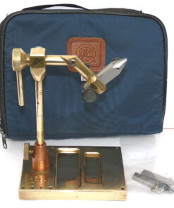 Rare Abel Supreme fly tying vise vice brass with case