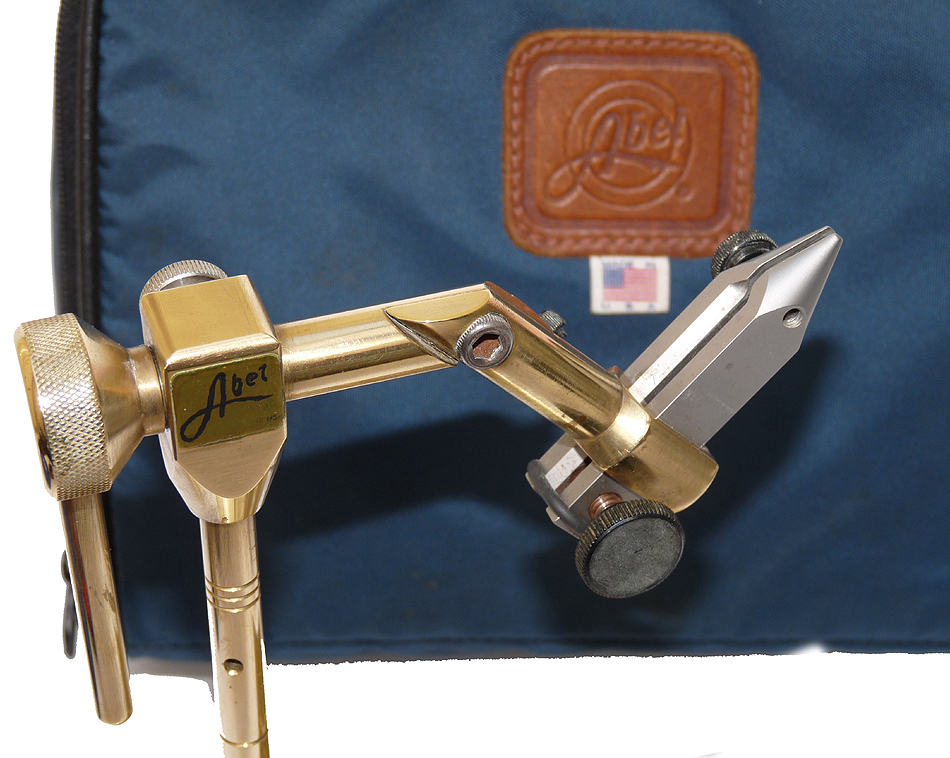 Rare Abel Supreme fly tying vise vice brass with case - Image 6
