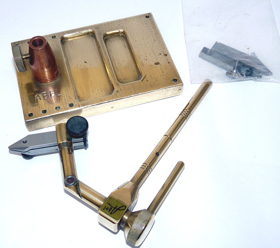 Rare Abel Supreme fly tying vise vice brass with case - Image 4
