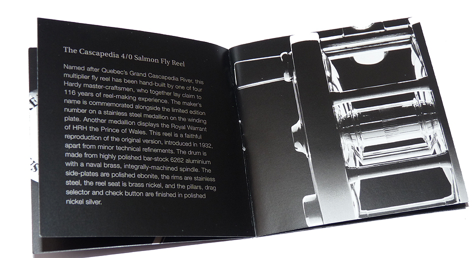 Hardy Cascapedia 4/0 No 320/500 Ltd ed mint with case, gloves box papers - Image 4