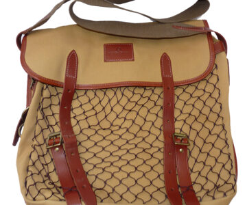 Hardy The Aln canvas leather game fishers bag, old new stock c2000