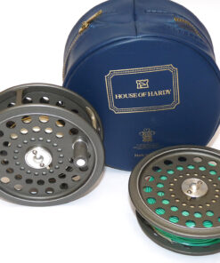 Hardy JLH #7 fly reel No 638 with s/spool line and Hardy case