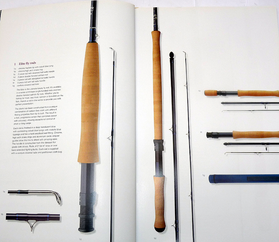 Hardy Elite Salmon Fly 13'4" 3pc carbon rod,#9 new old shop stock with bag and tube - Image 9