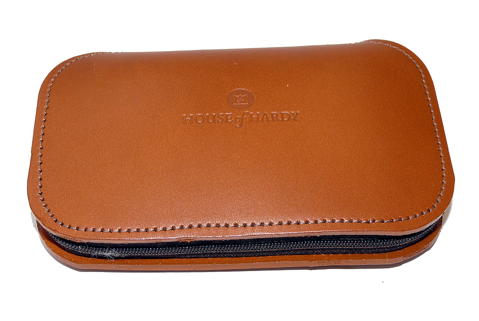 Hardy sheepskin leather pocket fly wallet, brand new old stock