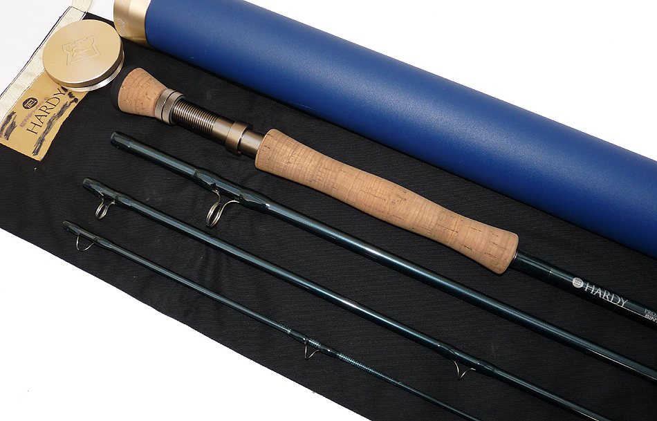 Hardy Proaxis-X Sintrix 9' 4-piece graphite travel fly rod, #12 + bag & tube - Image 2