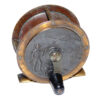 Reuben Heaton Birmingham, antique fishing scene reel, best condition