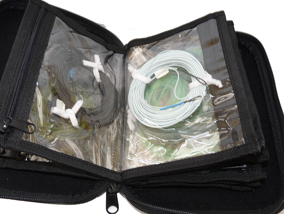Rio fly line tips 4 Rio pouches + Loomis case salmon - Image 4