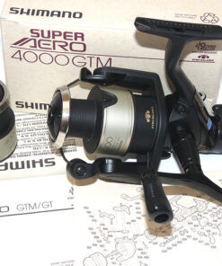 Shimano Super Aero 4000 GTM reel with s/spool, papers, boxed new old stock