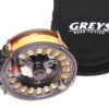 Greys GTS 800 7/8 large arbor fly reel, line & neoprene case