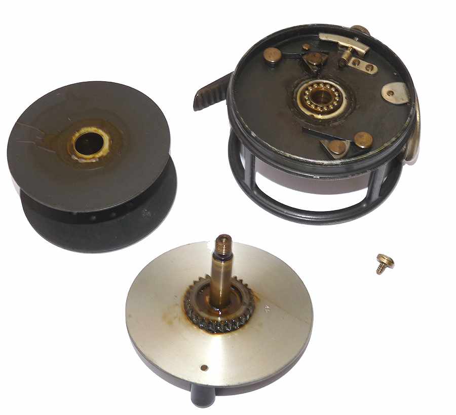 Hardy Perfect 3 3/4" wide drum salmon fly reel c1950 - Image 5