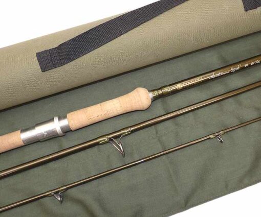 Hardy Model: Marksman 2 Length: 10㌳ : #3 Hardy Marksman Spin 2 10' 3-pce graphite rod, bag & Cordura tube Mint