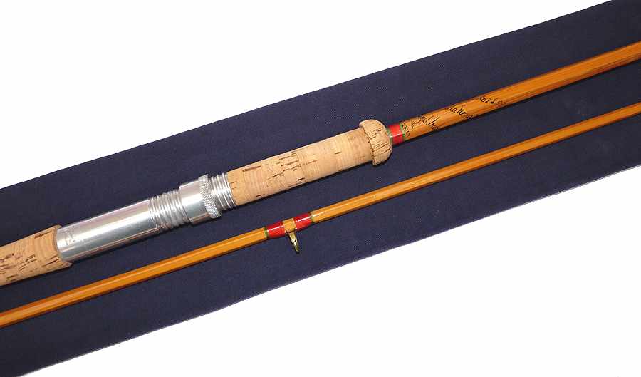 Hardy The No2 LRH Spinning 9' 6" 2-piece Palakona cane rod best condition