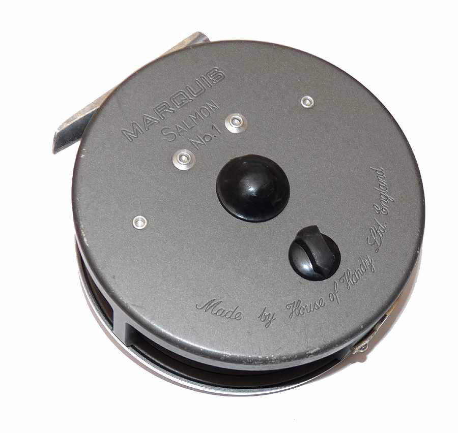 Hardy Marquis No1 salmon fly reel, s/spool Hardy line + padded case - Image 3