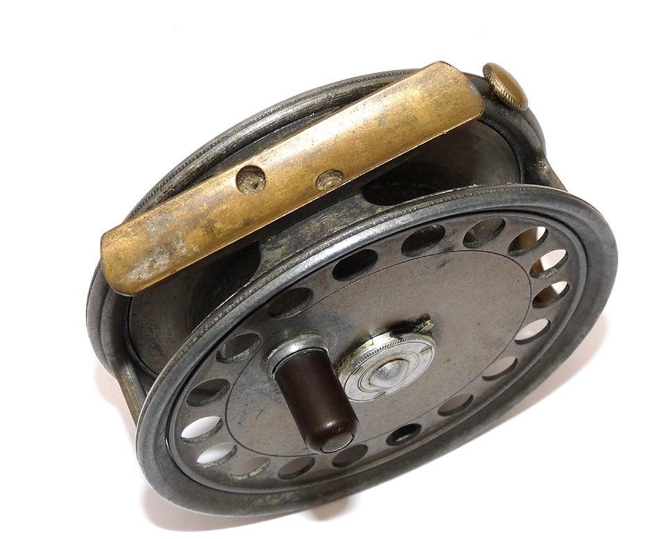 Hardy St George 3-3/4" vintage fly reel, with agate guide, RHW - Image 4