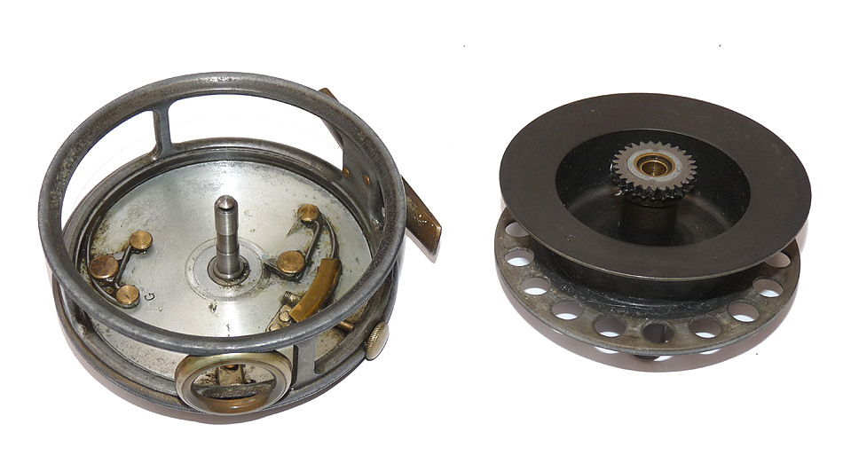 Hardy St George 3-3/4" vintage fly reel, with agate guide, RHW - Image 5