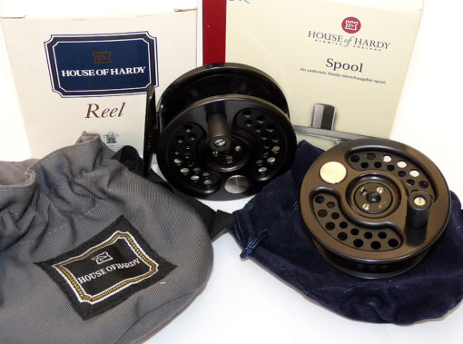 Hardy Sovereign 2000 #5 Ltd Ed fly reels + s/spool case papers & outer box