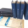 Mustad, Sweden 59 salesmans sample hook boards in 7 folders