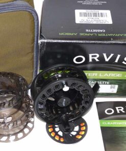 Orvis Clearwater Large Arbor cassette 4 reel + spools mint boxed