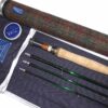 Simba Rod Co., Scotland 9' 4pce trout fly rod Harris tweed covered tube