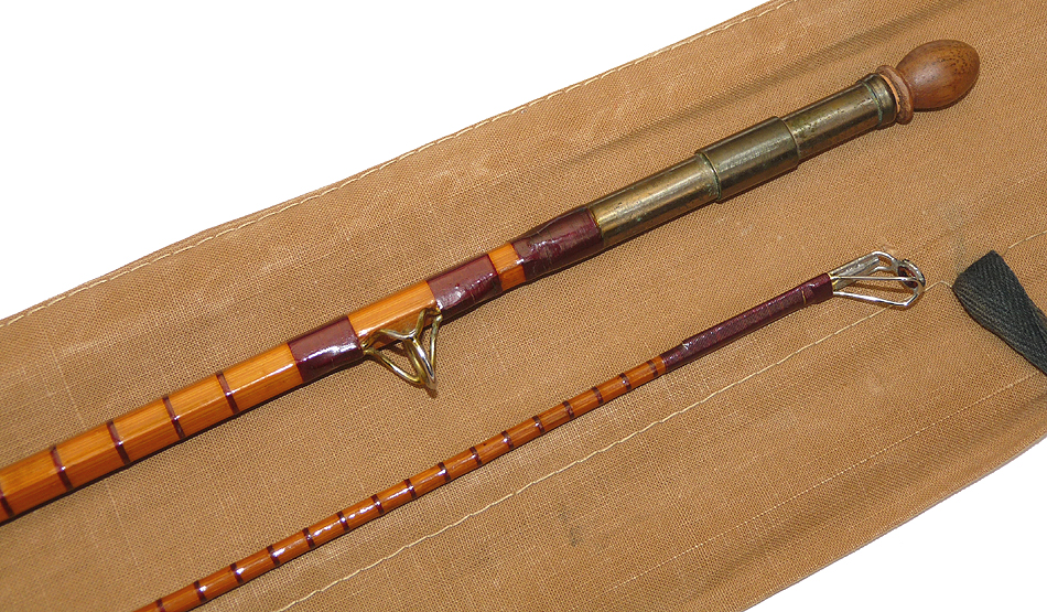 B James Richard Walker Mk4 Avon 10' 2pce split cane rod with bag - Image 5