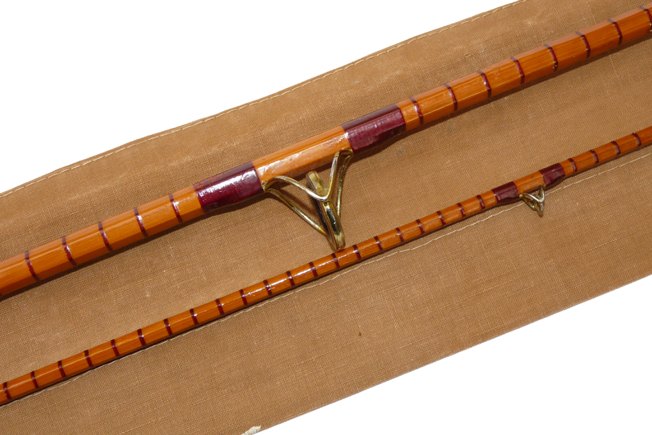 B James Richard Walker Mk4 Avon 10' 2pce split cane rod with bag - Image 4