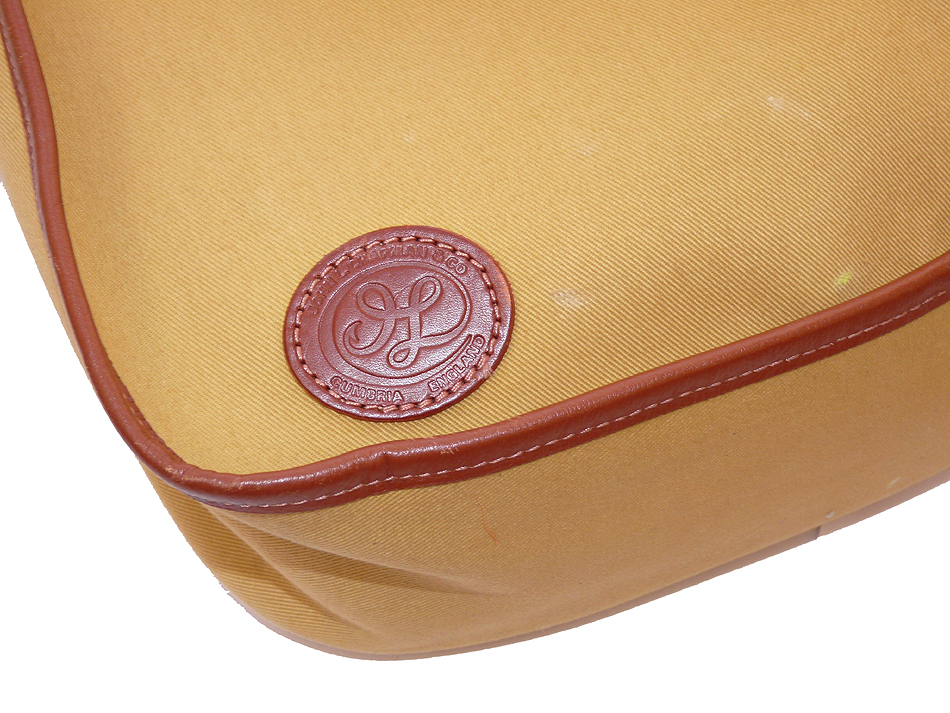 J Chapman Carlisle English canvas leather fishing travel bag in mint condition - Image 4