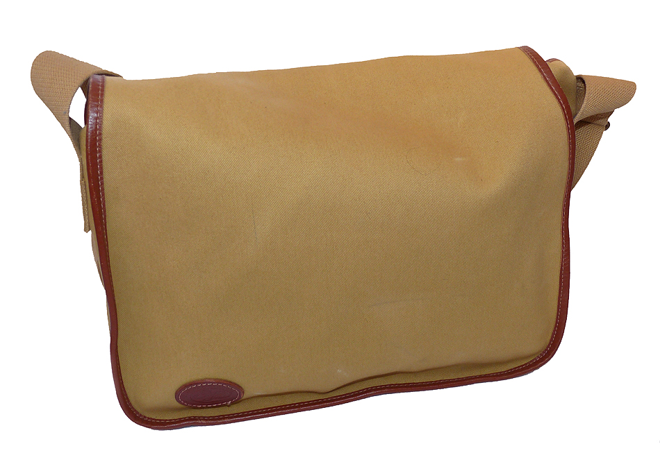 J Chapman Carlisle English canvas leather fishing travel bag in mint condition - Image 3