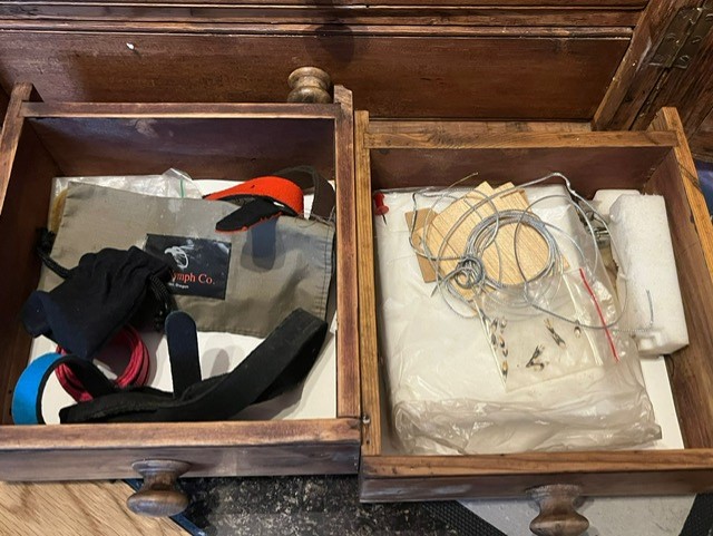 Gary Brooker Fly tying cabinet with vice and materials 100% of proceeds to charity - Image 12