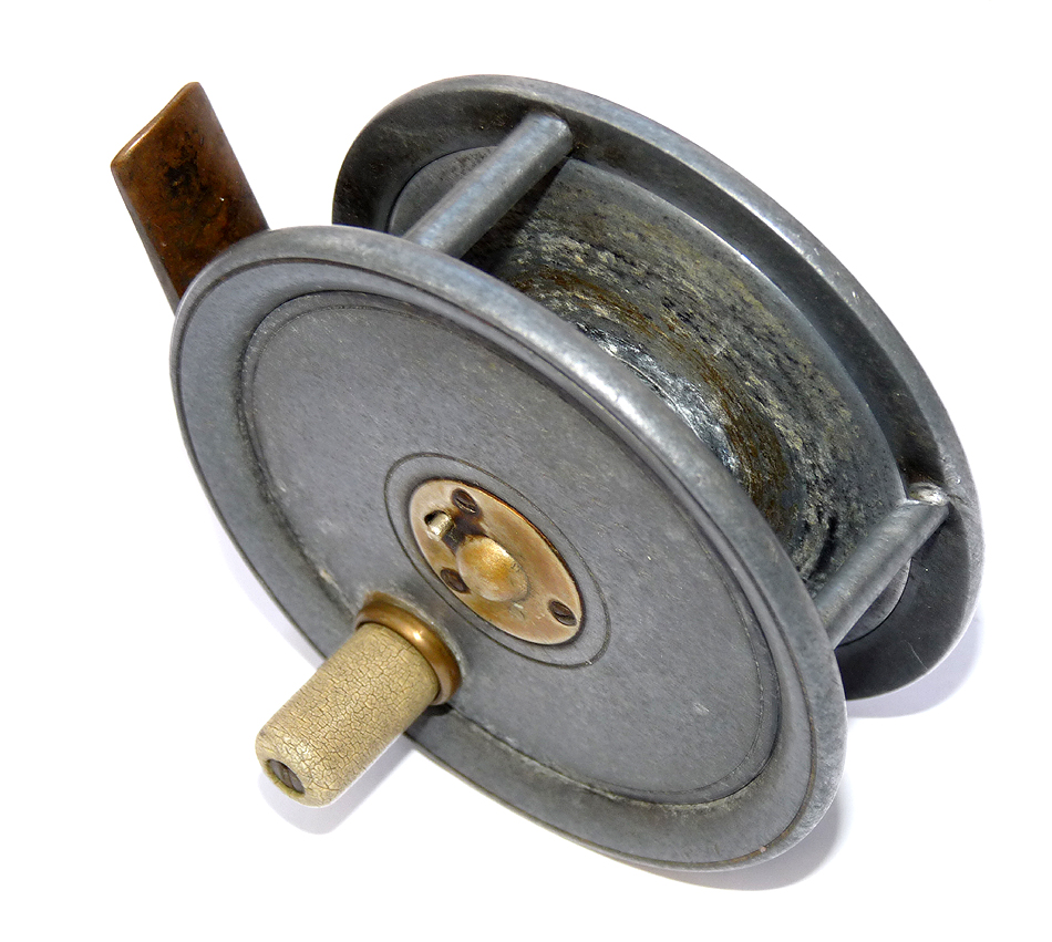 H Moore by Dingley 3" vintage fly reel for collector c 1920's - Image 2