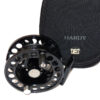 Maker: Hardy Model: Uniqua 5/6 Approximate year of manufacture: 2000’s Condition: Very good usable Material: Alloy Length/ diameter: 3.5″ Country of manufacture: England Ideal use: Trout fly fishing Item stock location: Weston super Mare TT opinion: A very good usable Hardy Uniqua with some minor wear to rims, constructed reel from high-grade, durable aluminum, highly sensitive, easily adjustable Hardened Carbon disc drag system, aerospace Grade aluminum with polished black anodised finish complete with black reel case, papers and outer box.