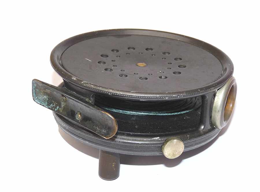 Hardy Perfect 3 7/8" vintage alloy trout fly reel 1950s - Image 3