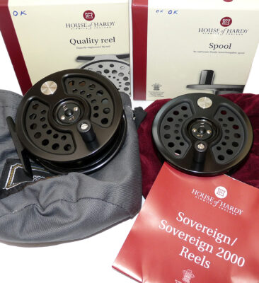 Hardy Sovereign 2000 #7 Ltd Ed fly reel + s/spool new with case papers + boxes