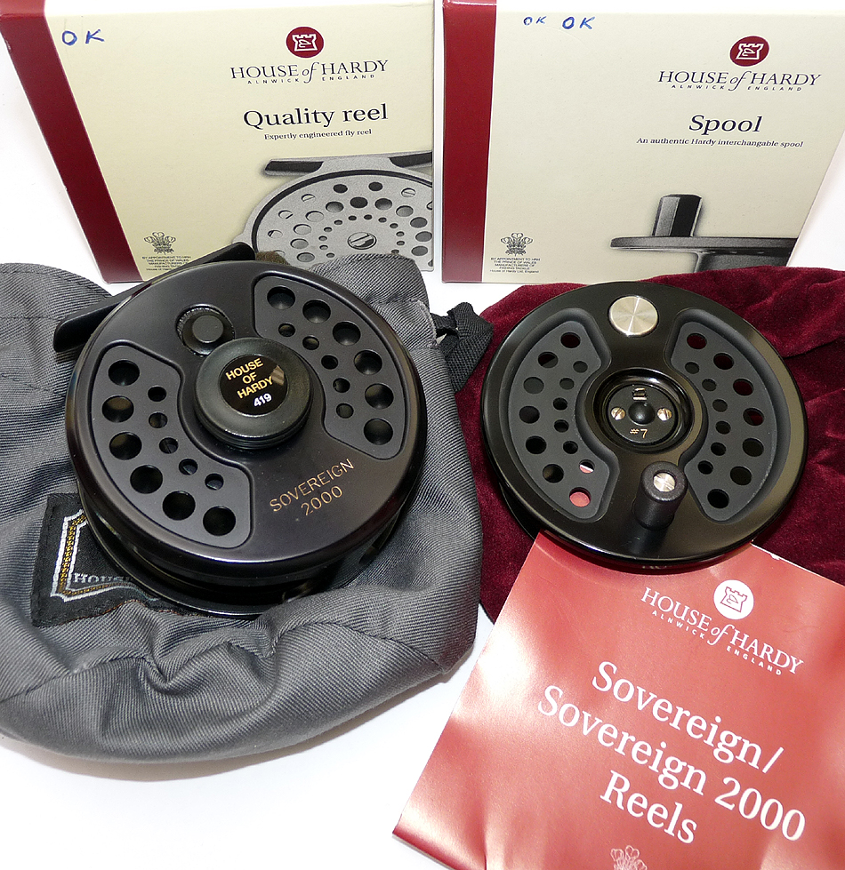 Hardy Sovereign 2000 #7 Ltd Ed fly reel + s/spool new with case
