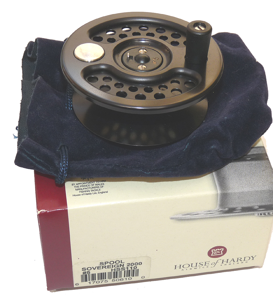 Hardy Sovereign 2000 #5 Ltd Ed fly reels + s/spool , new with pokey bag papers & outer box - Image 5