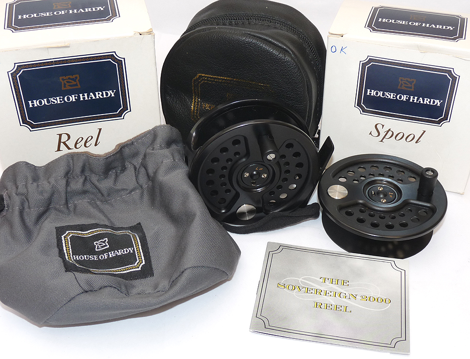 Hardy Sovereign 2000 #7 Ltd Ed. fly reel + s/spool, new with case