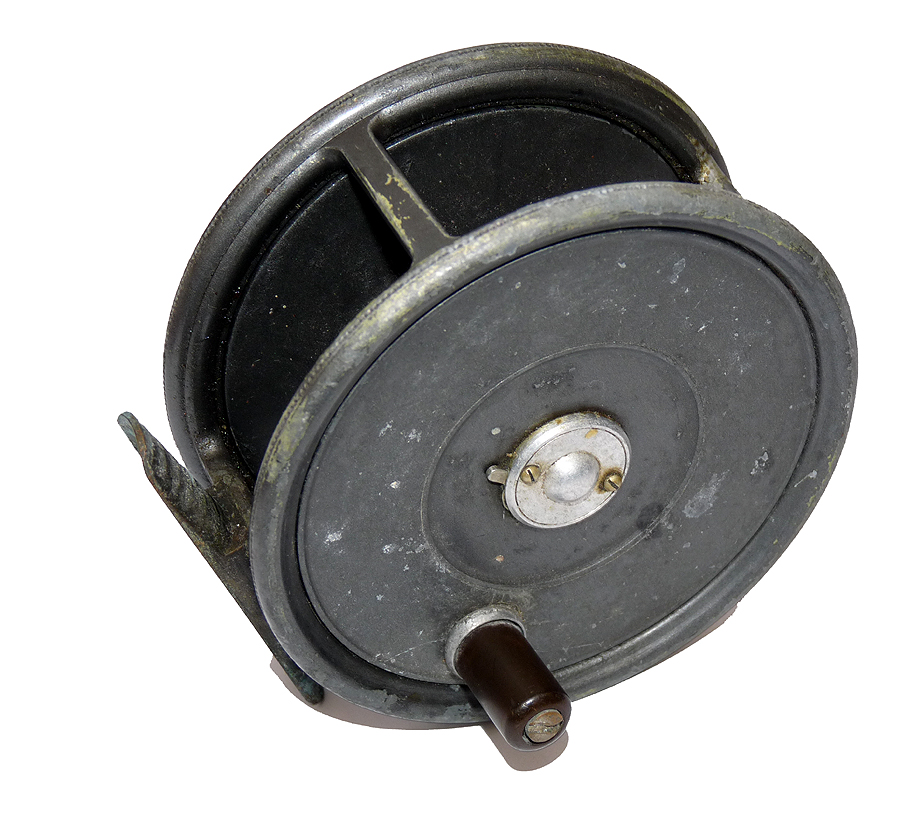 Hardy Uniqua 3-3/4" wide drum salmon fly reel c 1950's